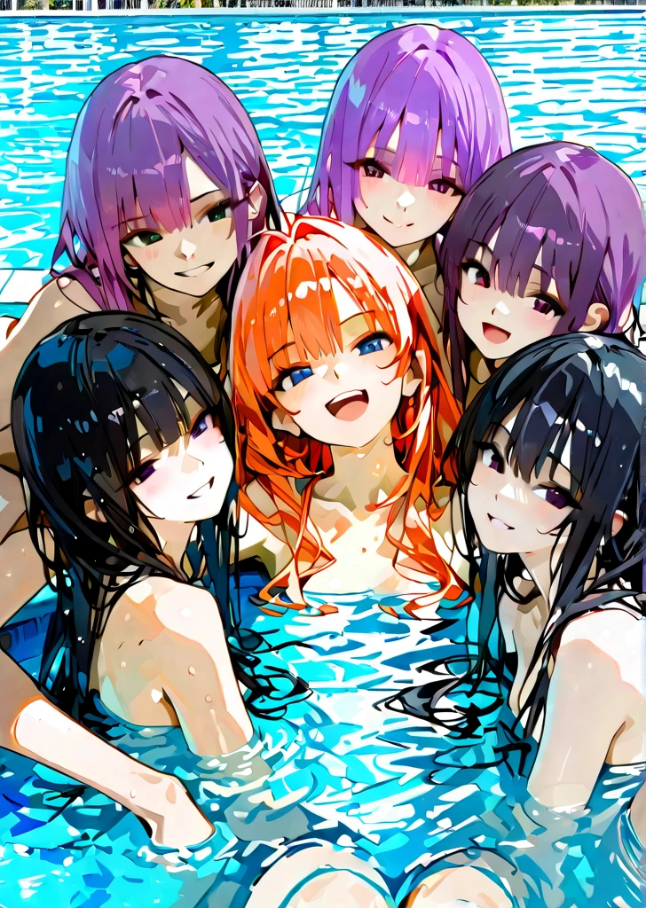 ((NSFW:1.3)),(Textured skin, Anatomically correct, Super Detail, high details, High quality, hight resolution, Best Quality, 1080p,4K:1.3),(One-person viewpoint, looking at viewer, subjective:1.5),
((one piece anime style:1.6)),
(Women's public bath:1.4),
((8 Women, Multiple girls, Group photo of the girls:2)),
((young Women's:1.5)),(Girls with busts of all sizes:1.5),(Girls with various hairstyles:1.5),
(inviting you to have sex),
((Girls line up leaning forward:1.6)),(sitting:.3)
(front view:1.5),
(Women's in nude, naked, barefoot:1.3),
nsfw,(sweating:1.3),
nsfw,(enraptured face:1.4),(naughty expression:1.2),(orgasm smile:1.5),seductive smile, excited smile,(heavy breathing, steam:1.3)
(blush, face blush, blushing:1.3),
,(vulgarity:1.5),(fucked silly:1.1),(steam:1.1),(drooling:1.1),(sweat:1.1),(orgasm:2.0),
(vivid pussy, high quality vagina:1.1), (dripping love juice:1.3),
(Large quantities of sperm:1.5),((facial:1.5)), (sperm covered face:1.8),(cum on tongue:1.3),(cum in mouth:1.4),(cum on breast:1.3),(cum on hair:1.3),