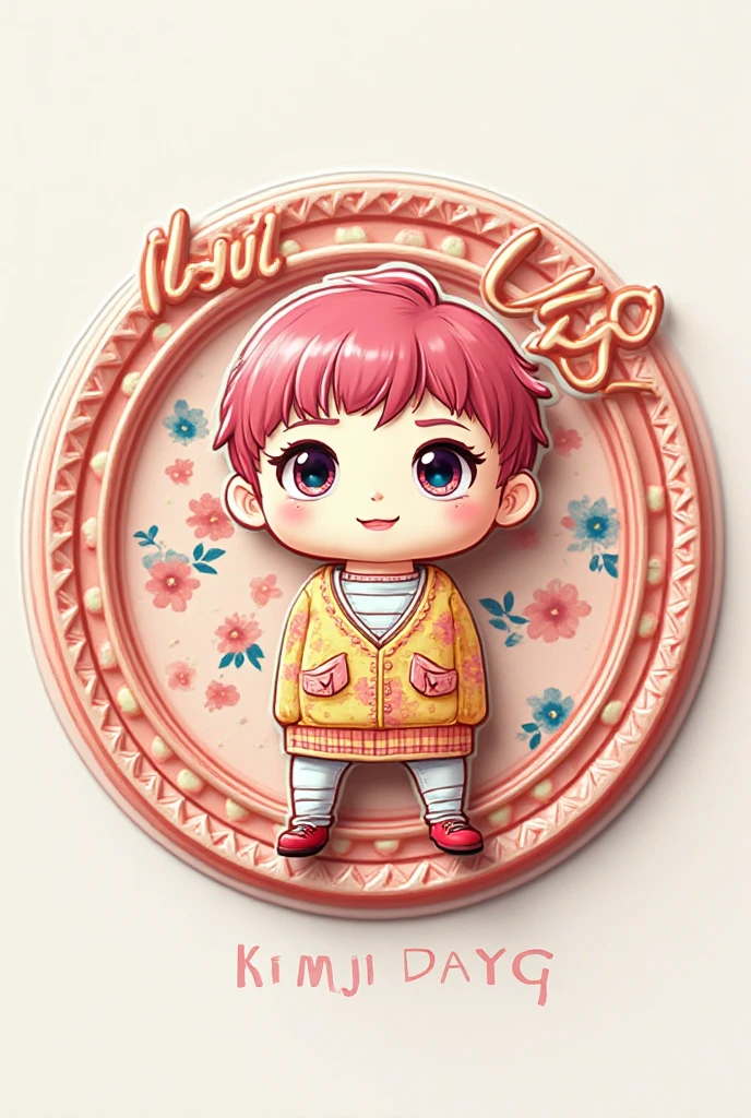 A child superman dress ,red hair