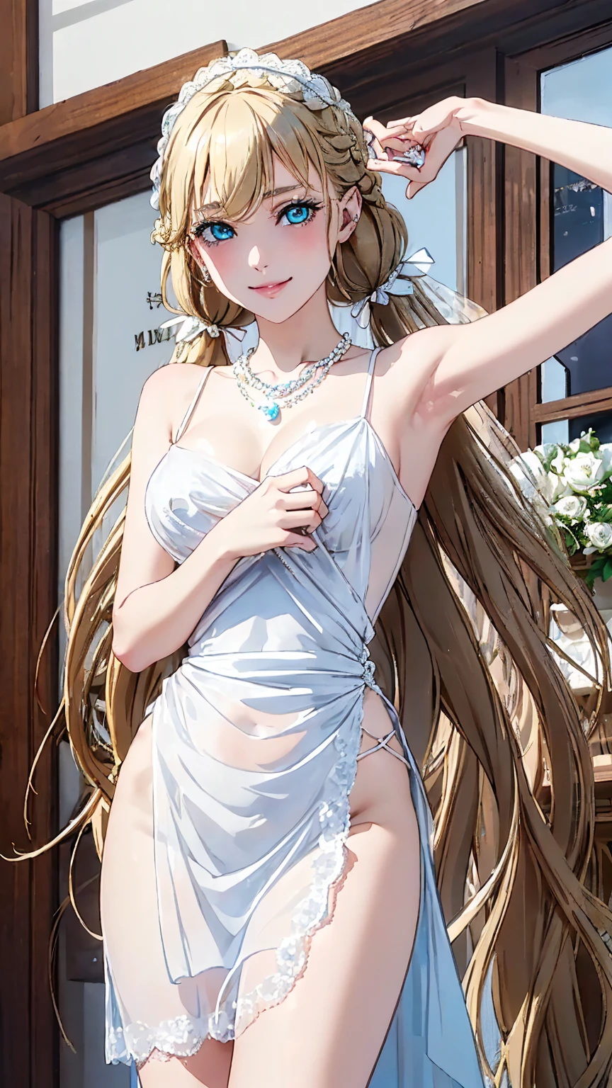 masterpiece, best quality, ultra-detailed,
revealing dress, silver dress,
<lora:revealing_dress_v0.1:1> <lora:Megumi_Tokoro:1>