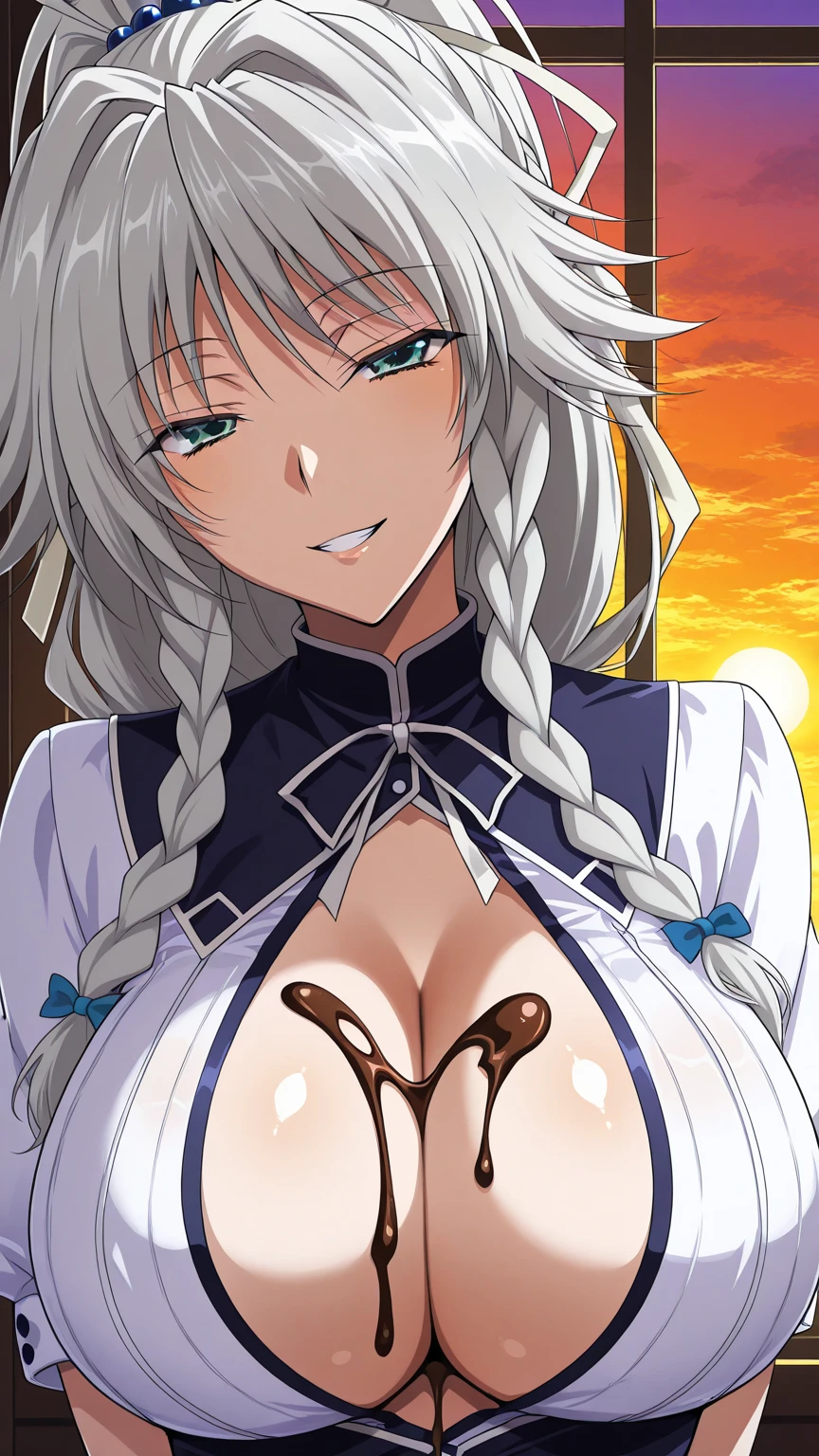 1girl,shirogane kei, {{kaguya-sama wa kokurasetai ~tensai-tachi no renai zunousen~ }},[[yahari ore no seishun lovecome wa machigatteiru.]], {{official art}}, highly detailed,best quality,  clear lines, hetero, nipples,medium breasts, censored, mosaic censoring, seductive smile, fun,open mouth, solo focus, sweat, looking at viewer,breasts out, completely nude,bangs, collarbone, seductive smile, fun,{{anime visual of a cute girl}},breasts out,breasts out, anime best girl,nipples, bangs, breasts out, looking at viewer,breasts,official artwork, offcial art,cum on breasts, official artwork, high detailed official artwork, hetero, breasts, censored, 1boy, penis,nipples, pov, blue eyes, A high-quality and detailed anime-style illustration of a young woman with medium build, realistic proportions, and balanced body features., with intricate background elements and soft, natural lighting,finely detailed hair,The overall aesthetic should resemble the works of famous anime studios like Studio Ghibli or Kyoto Animation. Avoid overly thin body proportions, maintaining a healthy and natural appearance.,paizuri,grabbing breasts,(naughty face :1.1)
