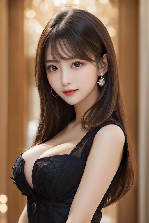 Realistic,( High resolution:1.2),(Perfect Anatomy) high resolution,8K,( Woman with perfect body:1.3), Highly detailed face and eyes,Long Hair,Little devil succubus,Age 20,Large Breasts ,Accentuate your cleavage,Random sexy poses,