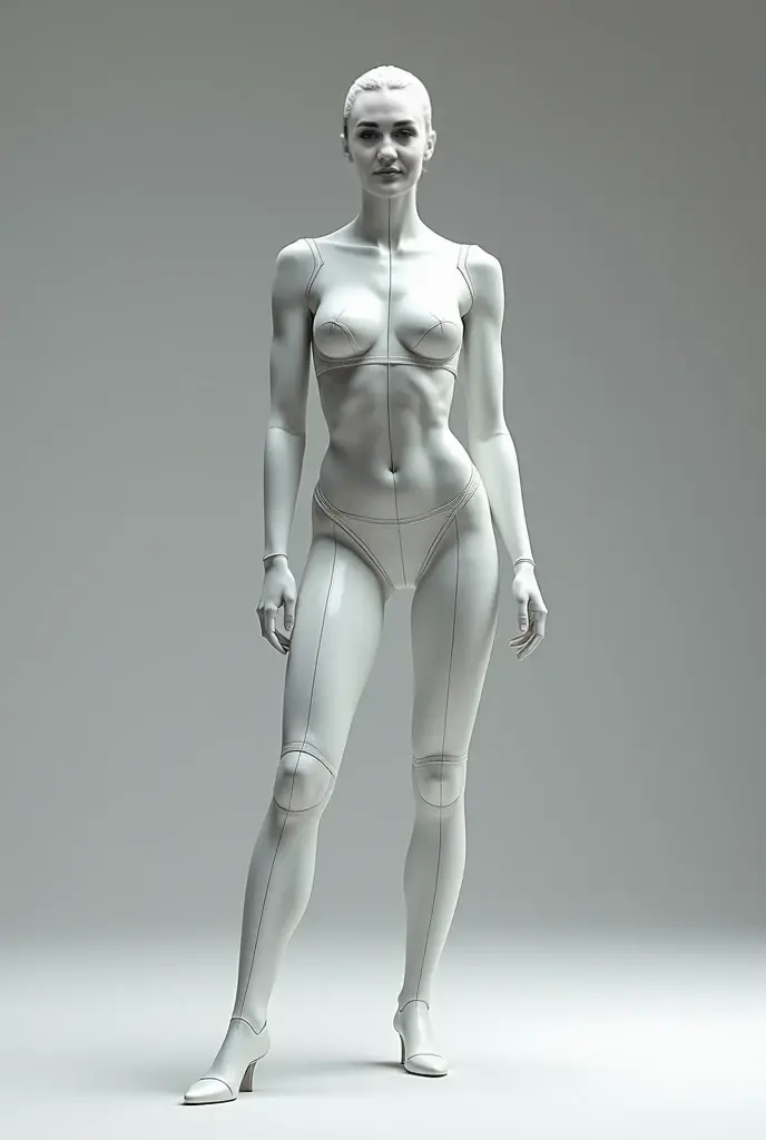 One limb、The body and head are all eerie human figures put together from different mannequin parts