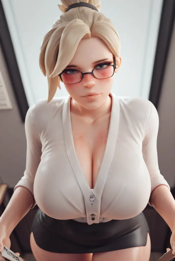 (best quality:1.3), (qualidade 4K), Shiraki Meiko por Prision escola, sozinho, ((Rosto detalhado)), ((body curvy)), (peitos grandes), corpo sexy, ((inclinando-se para a frente)), (piscina)