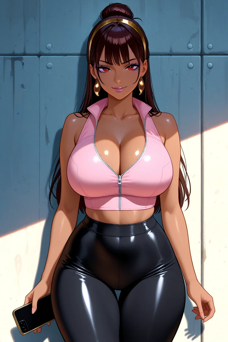 (masterpiece, best quality:1.2), 1girl, solo,standing,
by by buta99, by chelodoy, by spikedmauler, by cervina7, solo, female, standing, looking at viewer, ((hair, snout), lips, eyelashes, eyeliner, big breasts, cleavage, pink eyes, sexy, long light brown hair, long wavy hair, skinny, canine, pink, kawaii, small waist, huge thighs, milf body , big eyes, pink clothes, phair ,kawaii, super kawaii, big hips, kawaii outfit, sexy, nsfw, pink, pink theme, huge , showing, huge thighs, huge hips, shiny, skinny waist, mini skirt, shiny skin, glowy skin, huge curls, bangs, kawaii girl, sexy clothes, wet, colorful hair clips, blush, dominant women, milf, thick, tan skin, d, brown hair