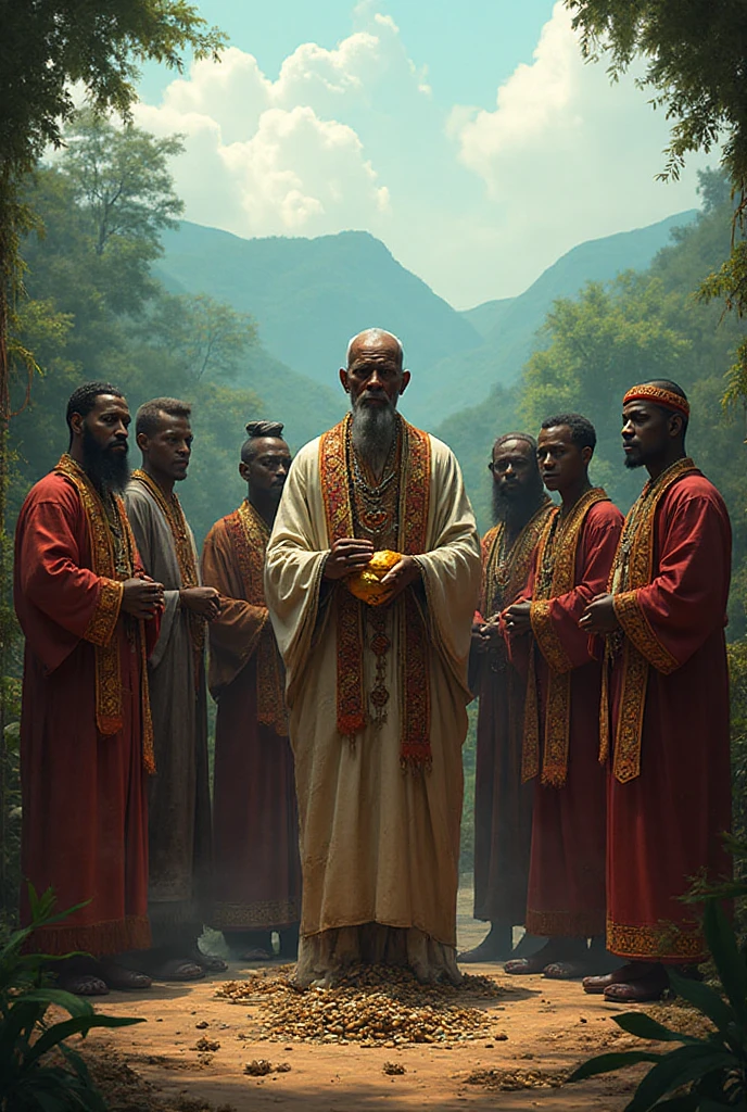 A Father's Day craft, interconnected with Umbanda I want there to be old black men and other male entities Showing that they are always with the father, to help raise your children