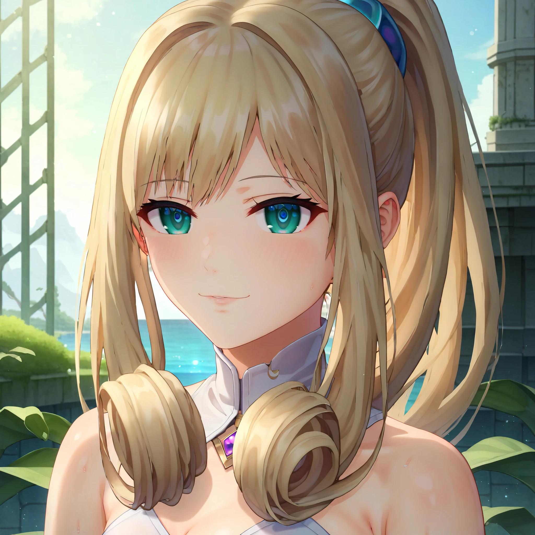 open eyes,half-open eyes,sexy eyes,perfect eyes,delicated eyes,cute expression,teal eyes,shiny eyes