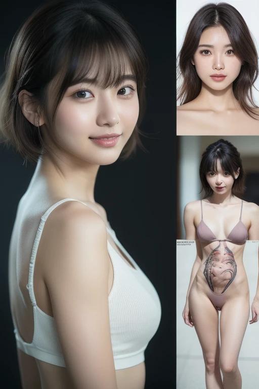 nsfw, naked, nude, naked pussy, open legs pose, adult girls, (2 girls:1.2), (a detailed full body RAW photo of a girl), (mesa:1.0), (Best Quality:1.4), (超High resolution:1.2), (photorealistic:1.4), 8k resolution, Canon EOS R5, 50mm, absurd, ultra detailed, (35 years), sharp focus, cinematic lighting, detailed beautiful face, (without makeup:1.2), (ulzzang-6500-v1.1), cipher, detailed skin texture, flat chest, (slim and fit body:1.6), Detailed brown hair, suffocating,(very short hair:1.5), realistic shiny skin, (perspiration:1.4), Detailed texture, (Japanese athletes:1.5), (flat chest:1.5), (erect nipples:1.2), ((naked), (Skinny body)