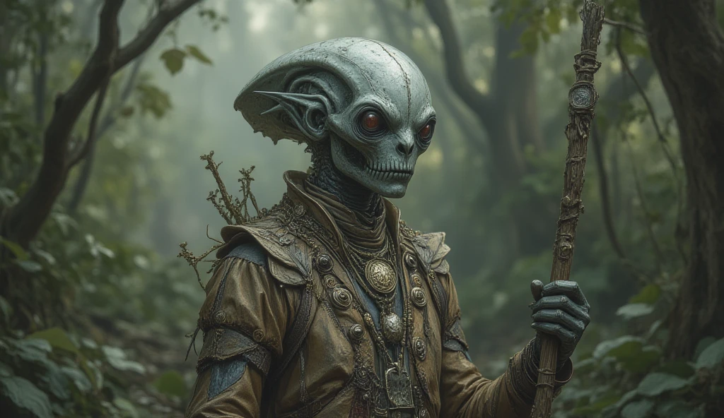 full body length shot,beggar niobium graphite  of Alien Entity,native africa sparas, wants eat,survival in criminal city ,Cinematic,soft colors, Technicolor,natural skin textures, hyper realism, hyper detailed,Extremely detailed,High contrast,Masterpiece,Realistic,Ultra Detailed, intricate details,realistic humid leather,extremly intricate,Epic Realistic, cinematic style, irina yermolova,high contrast,hdr,extremely detailed, deep night landscape,masterpiece, intricate details, eyes extremely detailed, high detailed eyes,8k resolution,retina, Nikon Z9,Korea,orc，perfect, Elf，transition between two art styles, Double contact, X-ray, Creative, vivid light, fantasy, Abstract, Surrealism, super detailed, high resolution, trap against fairies between trees,insanity wear
