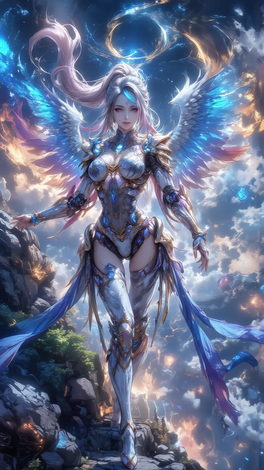 Spectacular futuristic sci-fi night fountain。Fountain erupts from steam engine，sparkling silver water column，The whole fountain looks mysterious and high-tech。 The shape of the water column in the fountain is also very futuristic..，(line art:1.5)，Colored lines，Figures woven with metal threads，braided with metal thread，Model shooting style,abstract, (Extremely detailed CG unified 8K wallpaper), A chaotic storm of lines rises from a complex rainbow of smoke overhead, Style abstract portrait of beautiful girl,heavy metal style，postmodern industrial style，Surrealism，Image of beautiful woman sculpture made from thin metal wire, golden curve structure, Woman sculpture made of wire, spiral gold dripping, Metal curve composition, winding streets, abstractfemale sculpture, Small whirlpools, abstractsculpture, twist, rotate, complex metal wires, spiral, long exposure photos, smooth lines, complex light