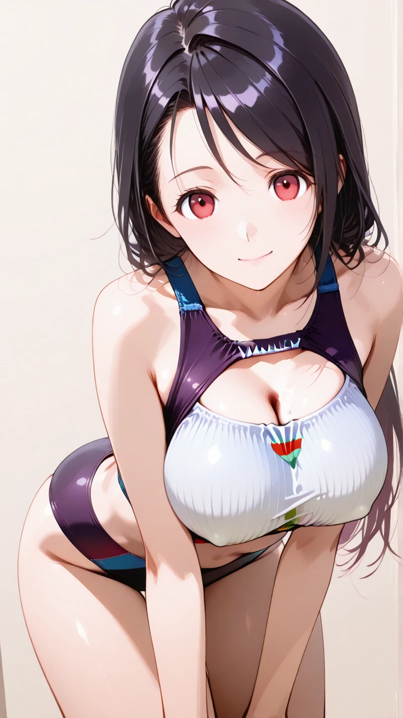<lora:anna yamada s1-lora-nochekaiser:0.8> anna yamada with a queen of hearts symbol tattoo, tall female,white bikini,long hair, bangs, black hair, (brown eyes:1.5), seductive look,smilling,selfie, white bikini,hand on hip,full_body <lora:qoh-tattoo-lora-v0.1:0.8>