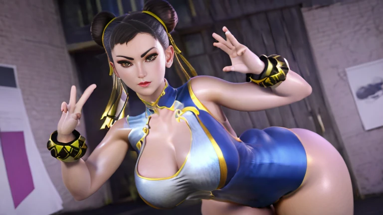(Photo:1.3), highdetail, chun-li, 1girl, solo, smirk,, (seductive, alluring, charming:1.3), (ultra-high res, high details, absurdres:1.3) standing, evil smile, night club, (insanely detailed, beautiful detailed face,beautiful detailed eyes, masterpiece, best quality) , solo, large breasts, huge breasts, big breasts, big ass, head in frame, huge ass
