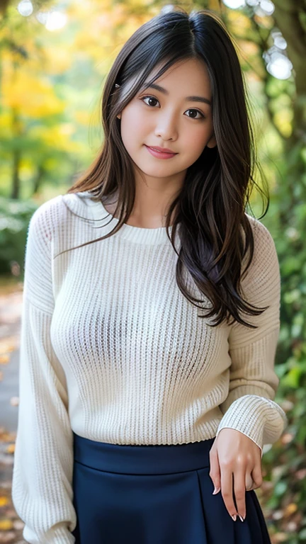 one girl, (a beauty girl, delicate girl:1.3), (16 years old:1.3),light smile,medium hair,dynamic pose, break,((,,,,,Small )),jacket,sitting,bench break, very fine eyes, (symmetrical eyes:1.3),(navel), break, (city), perfectly trimmed fingers, break, small breasts, brown eyes, parted bangs, brown hair, break, (eyes and faces with detailed:1.0), break, (masterpiece, best quality, ultra detailed, detailed face, 8k),