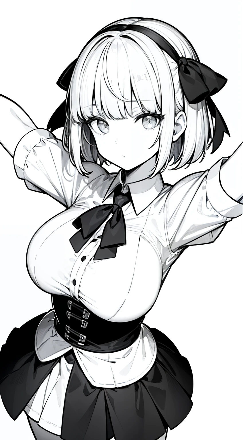 (masterpiece, best quality:1.4),upper body,1girl,collared_shirt and flared_skirt as material2,high contrast,clay \(medium\),huge ahoge,sparkling eyes,:>,breast awe
Negative prompt: (worst quality, low quality:1.4), (zombie, sketch, interlocked fingers, comic),nsfw,
Steps: 22, Sampler: DPM++ 2M Karras, CFG scale: 4, Seed: 3682529039, Size: 512x768,