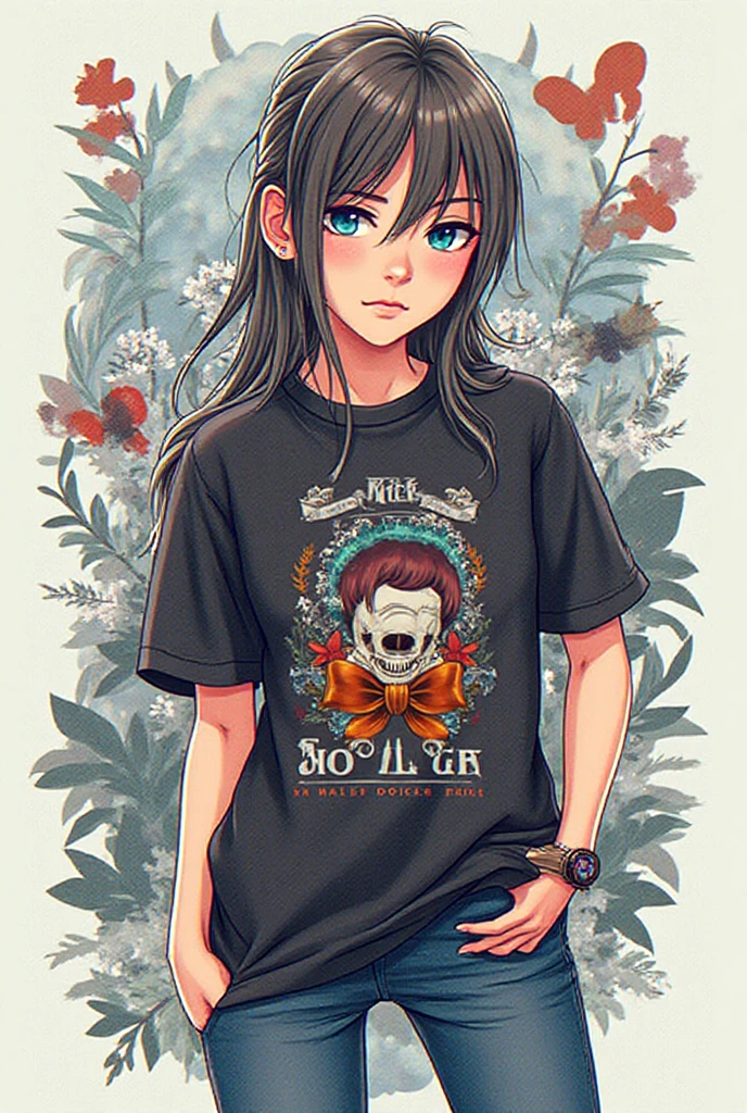 cartoon girl with long black hair and blue bow in white outfit, anime moe artstyle, anime chibi, chibi, nekomimi, in an anime style, chibi anime girl, in anime style, cute!! chibi!!! catgirl, cute anime catgirl, flat anime style, chibi style, mihoyo art style, chibi girl, tsuaii, 2 d anime style