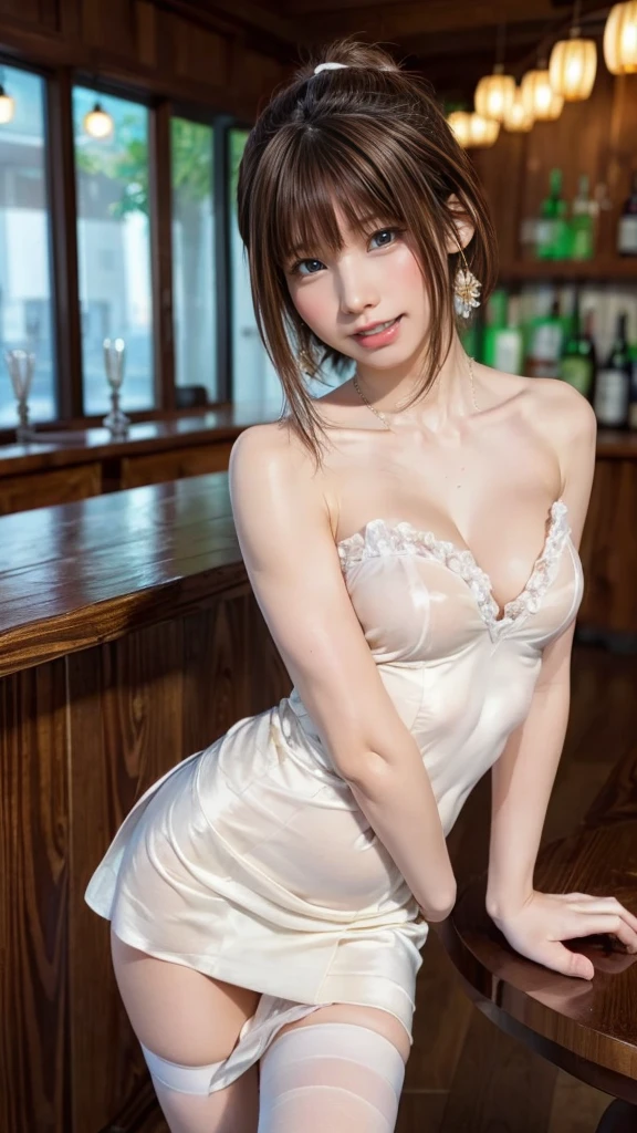 masutepiece, Best Quality, japanaese girl,1girl in, 8K, Raw photo, top-notch quality, masutepiece, nffsw:1.2, exceptionally detailed RAW color photo, professional-grade photograph, (Realistic, Photorealistic:1.37), (highly detailedskin:1.2), Ultra-high resolution, (lenz 50mm), (F/1.2),Exquisitely Detailed Eyes,Staring at the viewer,
break
With 1 girl (There are many elderly people:1.4), Beautiful face, Kawai Mile:1.05),(20yr old, wide-hips,Straight hair, (Short hair), Black eyes, white fine skin,small mouth, high cheekbones (Definition), Sexy Pose,(Leaning forward:1.3),(The to the FW:1.1),White panties、Korean Idol、Nogizaka Idol、hposing Gravure Idol、Astepia, top-quality:1.3), (Ultra detailed 8K cg:1.2), (hyper realisitic:1.35), (Photorealistic:1.45), (Realistic:1.4), Cowboy Shot,
(Classic Cut Model:1.2), (shoulder-length waves with face-framing layers:1.4), ((soft honey balayage, not streaky):1.5), ((equipped with a salon shawl, sleeves free):1.2), (inner wear is a chic silk blouse:1.3), (admiring the final look in a handheld mirror:1.3), (salon ambiance with jazz music and vintage charm:1.3), ((elegant salon vanity with gold trim):1.2)