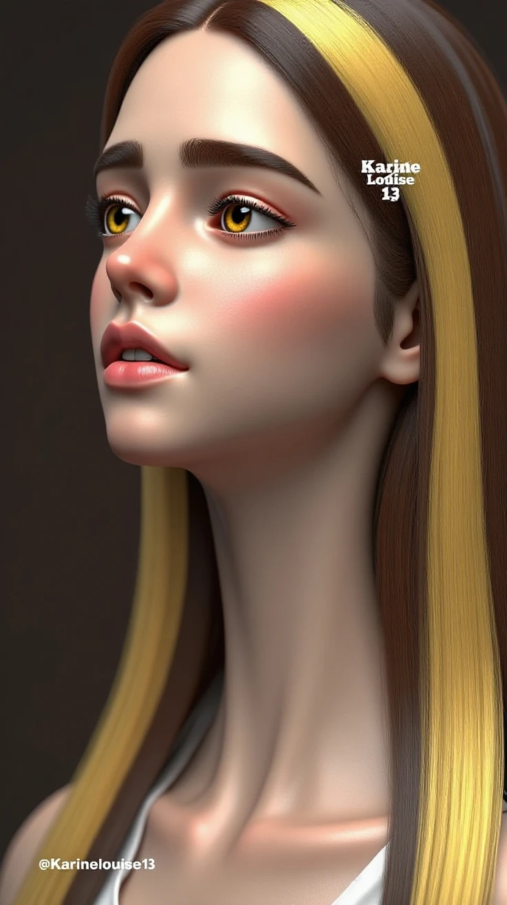 Create a basic 3D mesh, aligned with the head and body of the person in the photo.
Use the photos as a reference to sculpt a detailed 3D version of the person. Right