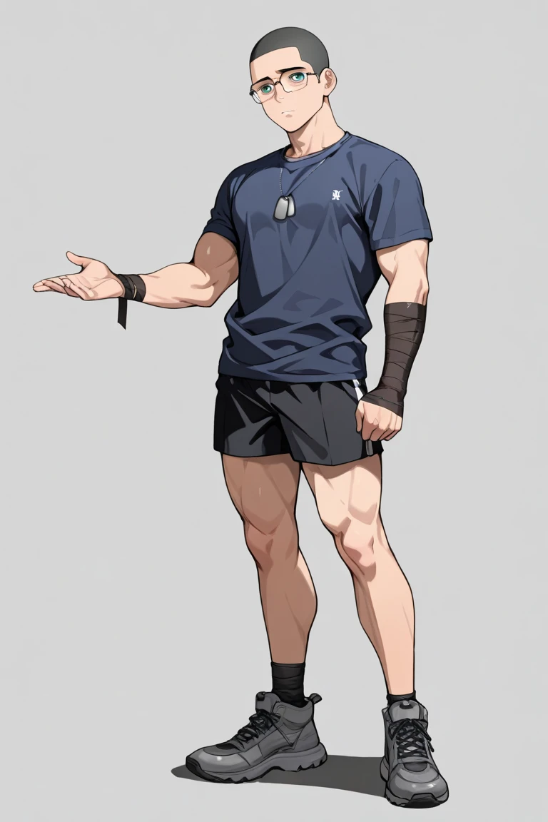 king_shark, smile, open mouth, simple background, white background, standing, full body, shorts, barefoot, hand up, transparent background, topless male, <lora:king_shark-05:1>
