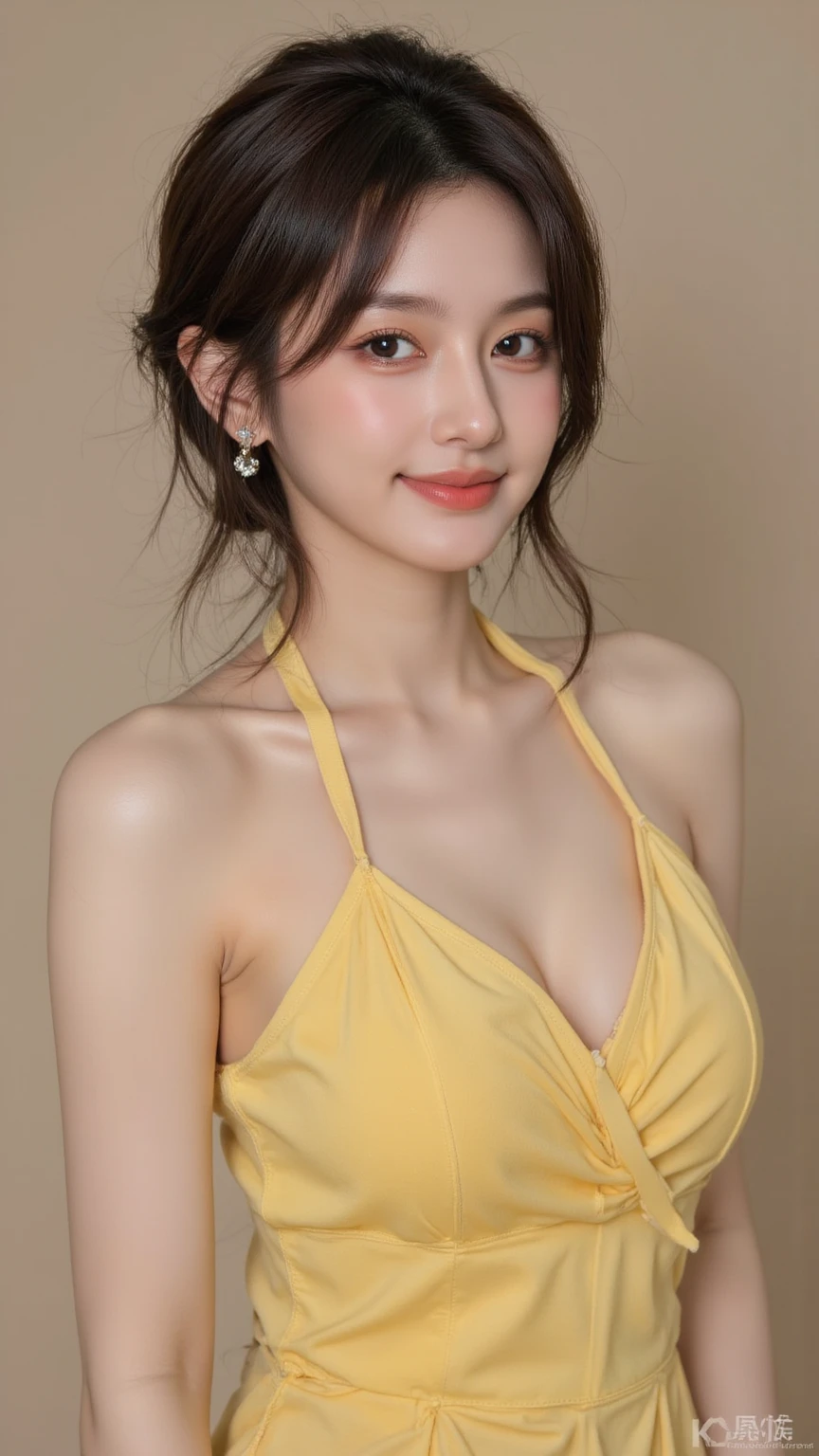 (top-quality,masterpiece:1.3,超A high resolution,),(ultra-detailliert,Caustics),(Photorealsitic:1.4,RAW shooting,)Ultra-realistic capture,A highly detailed,High resolution 16K human skin close-up。 Skin texture is natural、,The pores are、Must be detailed enough to be easy to identify。 Skin should look healthy with even tones。 Use natural light and color, (large boob:1.2), a close up of a woman in a lingerie posing for a picture, lingerie, young pretty gravure idol, japanese model, young sensual gravure idol, ikuta erika, young gravure idol, realistic young gravure idol, big breast, normal fingers, cute seductive smile, young skinny gravure idol, sophisticated gravure idol, without showing hands, normal posture