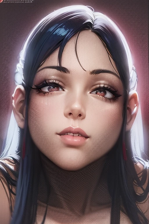 A portrait of Lara Croft with piercing brown eyes, set against temple background with warm golden lighting, photorealistic, dslr, 8k, inspired by tipseason.com, ultra realistic, upper body , detailed mouth, mesmerizing mouth, high definition mouth, focus on face, best quality, detailed, absurd resolution, absurd detail, intricate details, vibrant colors, ultra-realistic, open mouth,
