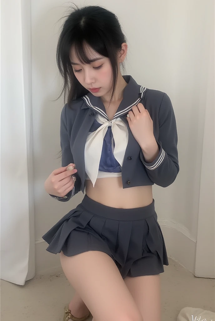 shinny skin、top-quality、masterpiece、Photorealsitic:1.5、realisiticな、(((school classrooms、Show off your breasts、Keep your head small、a small face、underboob)))、20-year-old gravure model、the perfect body、女の子1人、独奏、White ultra micro high leg swimsuit、masterpiece、top-quality、realisitic、Hyper-detailing、(shinny skin)、absurderes、Looking at the camera、A dark-haired、A slender、动态照明、hight resolution、foco nítido、depth of fields、A detailed eye、(Beautiful big:1.4)、(skinny thigh:1.2、red blush)、