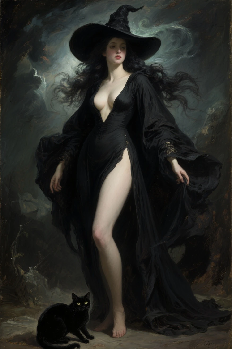 (best quality, masterpiece, high resolution:1.2), (strange female creature:1.1),happy,Cheeky Smile,(menacing:0.5),bottomless,female pubic hair, hairy pussy,Metallic silver hair,eldritch abomination,Unfathomable Tenebrosity, Nocturnal Shade, (slime:0.4),(demon:0.15), (chaotic:0.2), junji_ito style,eldritch,b3ks1nsk1,by (Peter Mohrbacher:0.45),surreal,absurdes, terrifying, trembling,horror \(theme\),magnificent, ethereal,unearthly,eerie,transcendent, otherwordly, dreamlike, dreamy, atmospheric, phantasmagorical, spectral,quircky character design,glowing,closeup,defailed,smooth brush strokes,oil painting, bright lit,highly visible, colorful,vibrant colors,bold colors,nsfw,gloomy,erotic fantasy artwork, poignant atmosphere, hauntingly captivating,magnificent,high contrast, Information,(Cubism:0.15),intricate,frazetta
<lora:BearlySD:0.55>
<lora:backlight_slider_v10:1.75> <lora:monsterg:0.7> <lora:m99_labiaplasty_pussy_2:0.15> <lora:junji_ito_v6:0.1>
<lora:Frazetta:0.15>