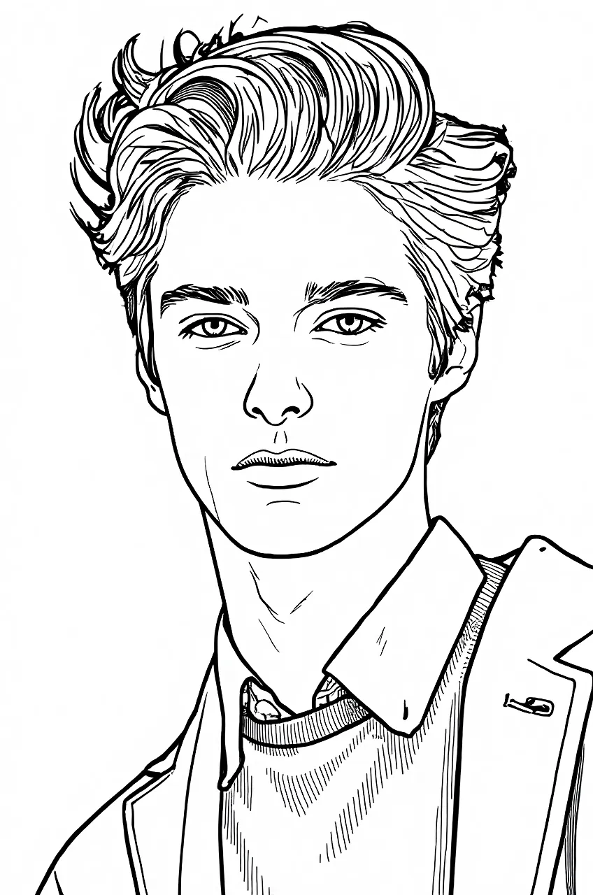 Стиль случайной линии ручки