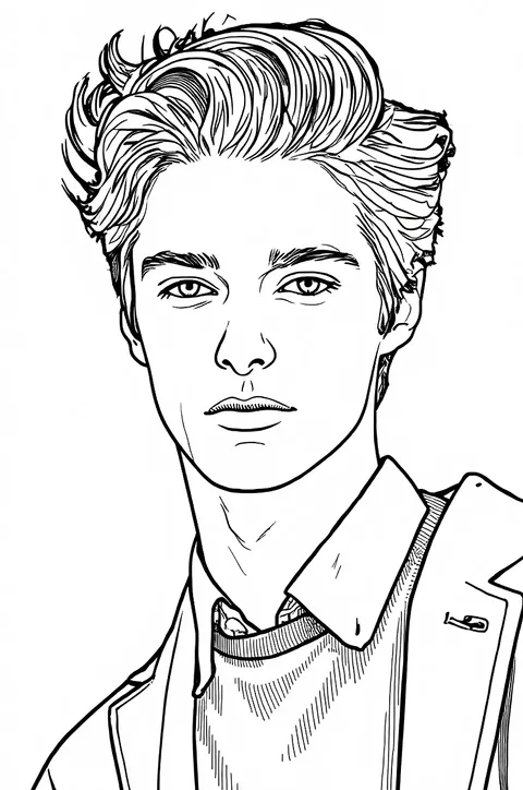 ลักษณะปากกาแบบสบายๆ