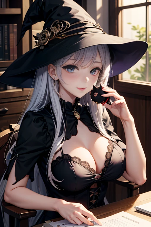 sit with legs wide open, cowgirl fashion, mini skirt, western boots, western hat, western fashion, lace bra and panty, super high image, super detail, super high resolution, anime, manga, illustration, beautiful cute woman, white glossy short wavy flowing layered messy hair, blue sparkling big eyes, red alluring moist thick lips, ecstatic expression, amorous expression, seductive look, huge breasts, under boob, side boob, great proportion, perfect proportion, slender, full body, professional lighting