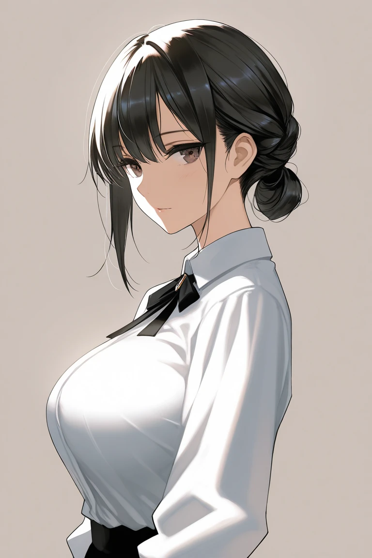 ((Best quality at best)), (hyper-detailing), ((hyper HD)), (High quality face shape), (((tmasterpiece))), A woman who is, Hidden double eyelids, On makeup, ((The beautiful)), (oversize clothes), brunette color hair, japanes, mediuml breasts, Emotions, emotions, ((sad)), (sentimental)), The scene is, sportrait, the golden ratio, inked, aquarel, Drop ink, hight contrast, large breasts, pregnant_belly.