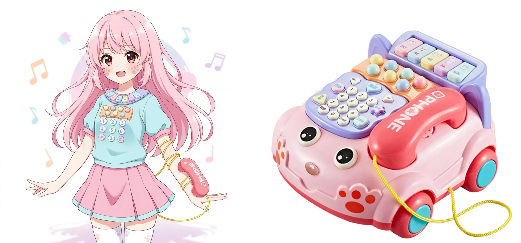 Oyuncakları Japon anime karakterlerine dönüştürme