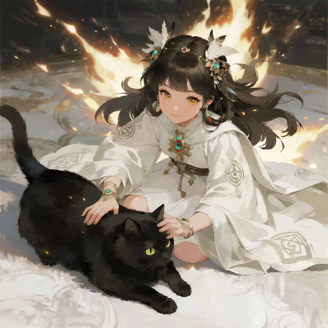 Diabolical、coat of arms、8 stars、Yin Yang、5 lines