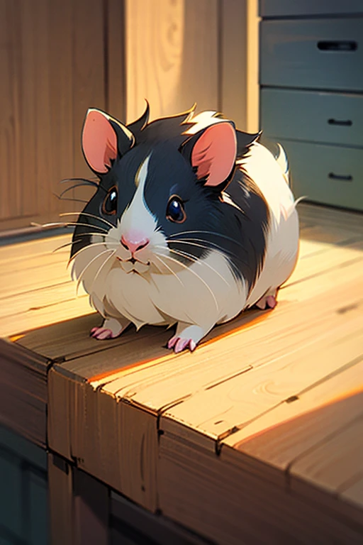 here is a small animal, standing on a stone, happy big chungus, big chungus, big chungus meme, chinchilla animal, smear, with pointed ears, Fat rabbit beetles, big chungus boss, It looks very stupid, Half a rabbit, Real life Totoro