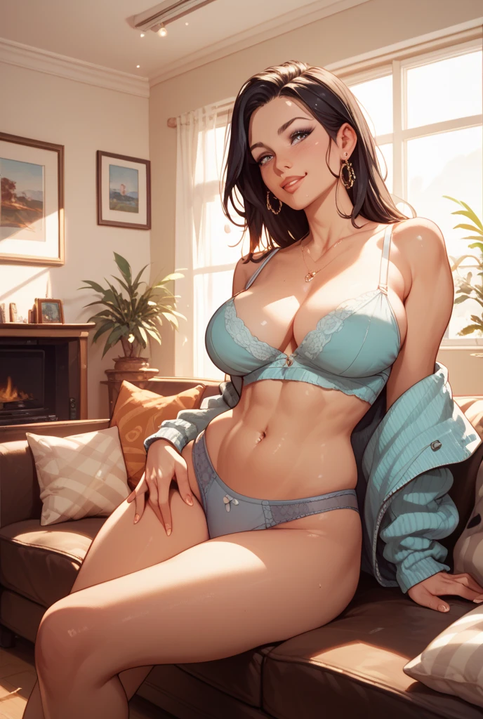 Masterpiece, best quality, photography, detailed skin, realistic, photo-realistic, 8k, highly detailed, full body, High detail RAW color art, diffused soft lighting, shallow depth of field, sharp focus, hyperrealism, cinematic lighting, a mature woman, MILF beautifully makeup, eyeshadow, beautiful big eyes, ((eyes shuts)), long eye lashes, brunette updo hair, shagging large breast, tense nipples, chubby, wearing ((Dark blue satin bikini)), Lying, splint legs, on sides, spread legs, ((rise up legs)), ((hands holding legs)), touching feet, wet slime vagina, vaginal insert, laying eggs, cum in pussy, massage mattress