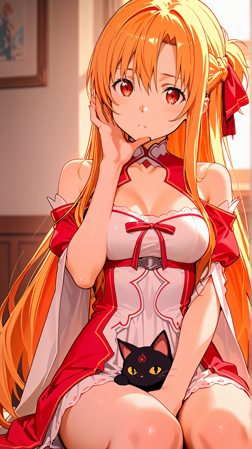 hight resolution, top-quality, ultra-quality, The ultra-detailliert, lighting like a movie、full of sweat、Wearing sweat、(((sexy precure)))、、、(My whole body is sweaty、after sex、show off your pussy、not wearing underwear、accurate anatomy、beautiful nipples)、Obscene atmosphere、Front Camera Angle