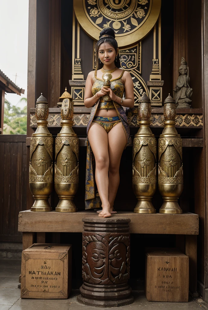 score_9,score_8_up,score_7_up,score_6_up, cartoon, 1girl, asian girl, egyptian queen, bobcut, bangs, tanned skin, small breasts, dark nipples, bridal gauntlets, circlet, egyptian clothes, head chain, golden necklace, dominant look, looking at viewer sitting in a golden egyptian throne, egyptian palace background, torch lights, spreading her legs, showing her pussy, pubic hair, very hairy pussy