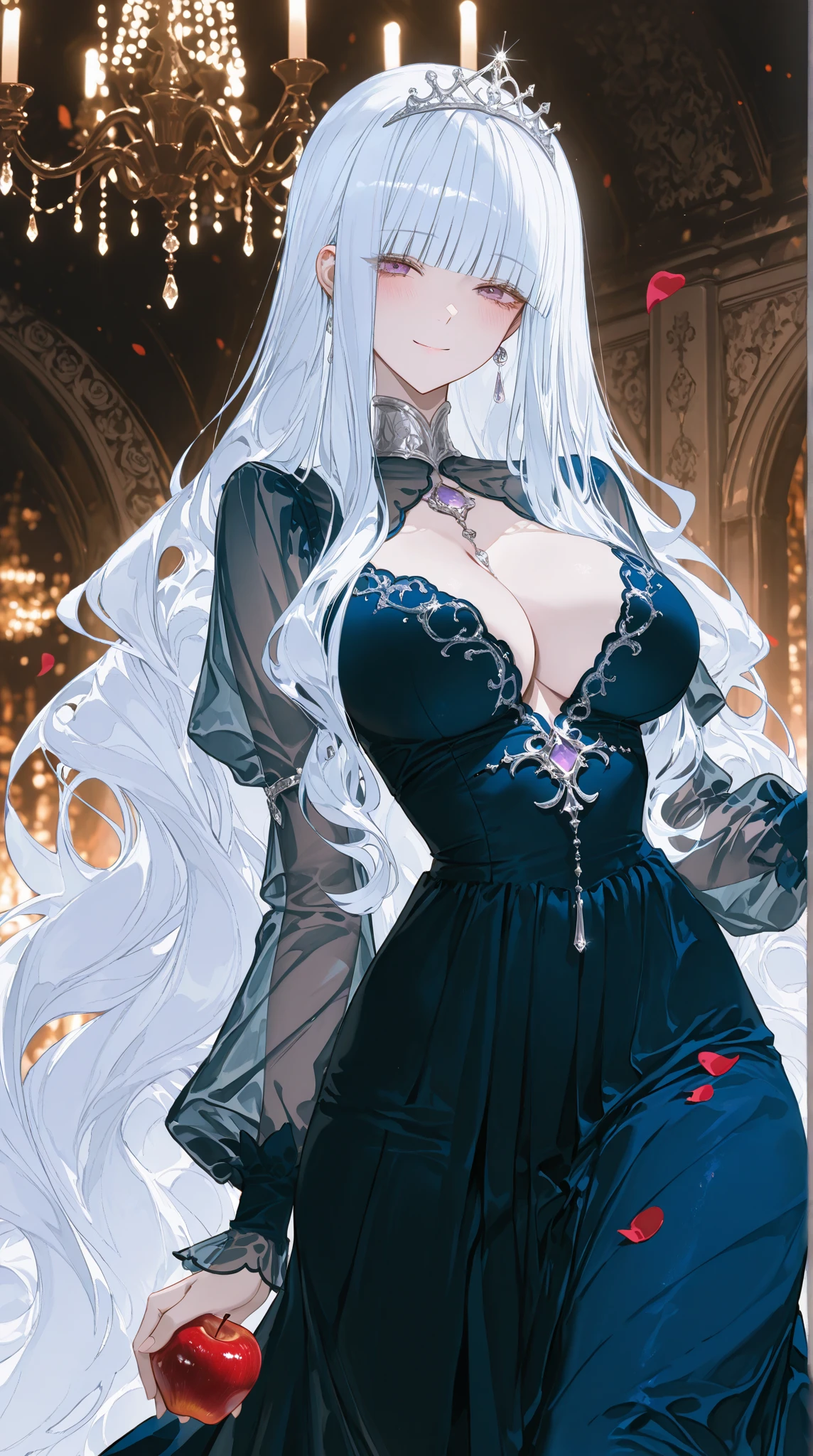 masterpiece, best quality, high quality,<lora:Erwin-10:0.8>Erwin,elf,long hair, white hair, yellow eyes,evening dress