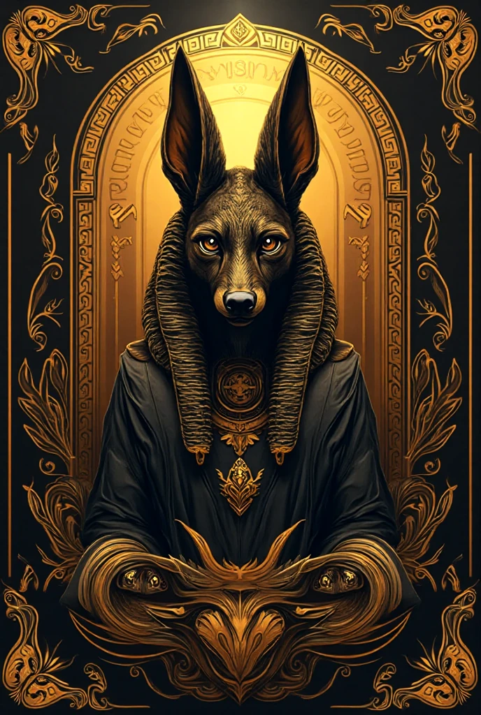 Anubis in Cleopatra's all-seeing eye
