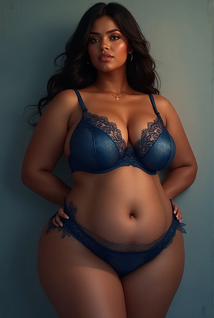 best quality,Masterpiece, perfect face, beautiful indian girls smooth face full body plus size 5.0, curve, wearing strapless bra underwear full figure, fat women bbw, red juicy lips,seductive, Denim short pant, breast biggest