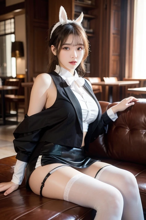 stockinggirl,sixteenp,eighteenp,stocking,1girl,solo,skirt suit,
