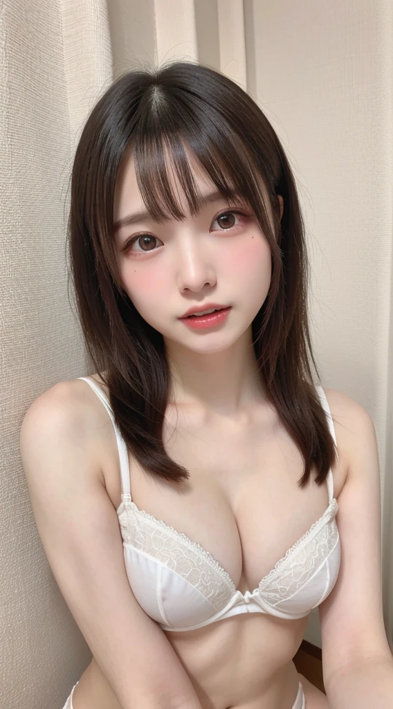 masterpiece, Highest quality, One girl, (a beauty girl, Delicate girl:1.3), (I'm 11 years old:1.3), Very fine grain definition, (Symmetrical eyes:1.3), (Street view:1.2), (school uniform, Seraphim:1.3), Small breasts, Brown eyes, Parted bangs, Brown Hair, Long Straight Hair,girl, (Eye and facial details:1.0), (Face close-up, Zoom in on face, Face Focus:1.0)