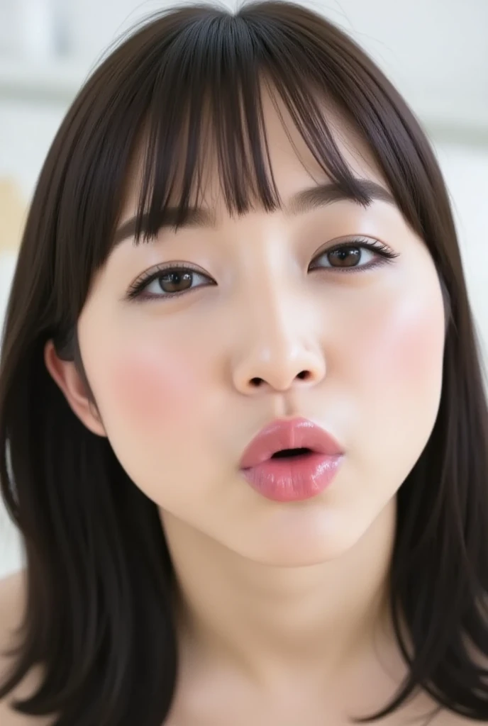 8k, High resolution, Super detailed, (masterpiece:1.4), Highest quality , (((Heterosexual))), indoor , Leaning forward , Observe the audience , 全naked、フルnude、Beautiful and small taste、Beautiful cherry-colored areola、Erect nipples、Narrow waist、Small butt、Shaved, 全naked、 Are standing , Sticking out tongue ,Kneel,Open your mouth, Blowjob ,paizuri, 胸 Blowjob,Blowjob,Penis in face, One boy, Thick penis with visible veins , Wicked Smile,nude,naked,Browsing Caution,Saliva dripping from below、A lot of semen drips from the mouth、Taking a thick penis in my mouth、The penis is deep in the mouth、Stick out your tongue and lick the penis、Licking a thick penis、Semen spurting out of a thick penis、Semen on the face、Facial、全nakedでBlowjob、全naked、フルnude、A large amount of white fluid coming out of the tip of the penis