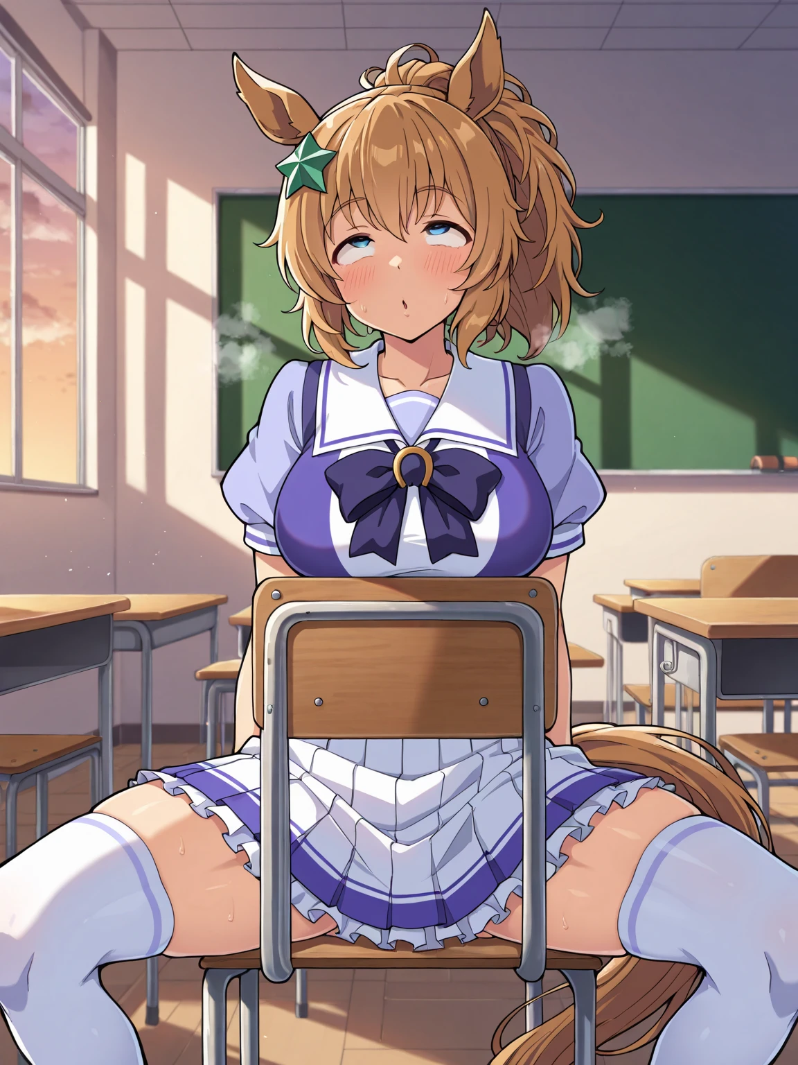(NSFW:1.3), (Uncensored:1.1), ultra detailed game CG, (High resolution:1.1), (absurderes:1.1), Best Quality, Ultra high definition, The highest resolution, Very detailed, Highly detailed face, (From below:1.1), Looking down, reverse upright straddle, 1boy, 1girl in, Pines, Little Girl, Very cute,, sitting on lap, SEX, , Spread legs, Nipple, Open Shirt, Breasts out, reverse upright straddle, Crowd of old men, Bukkake
