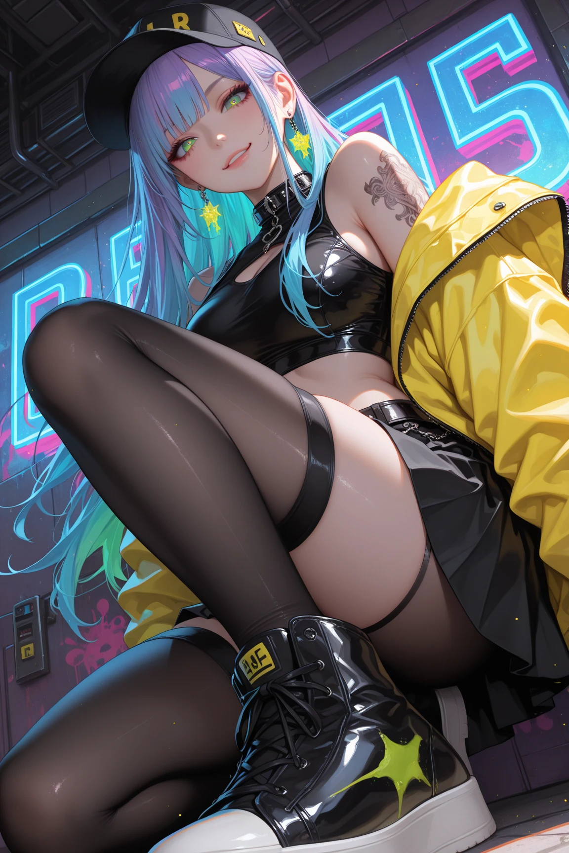 NSFW:1.4,(1girl, shenhe \(genshin impact\), topless,pussy spread, nude,perfect body, long hair,pussy wet,super detailed body,pantyhose), thighhighs, glasses, gloves,(office, office desk,building in side, city view outside, huge window, monitor turn on, keyboard), 6k, masterpiece, high quality, ,highres, absurdres, snowing outside, hands on tits, <lora:povFacesitting:1.3>,