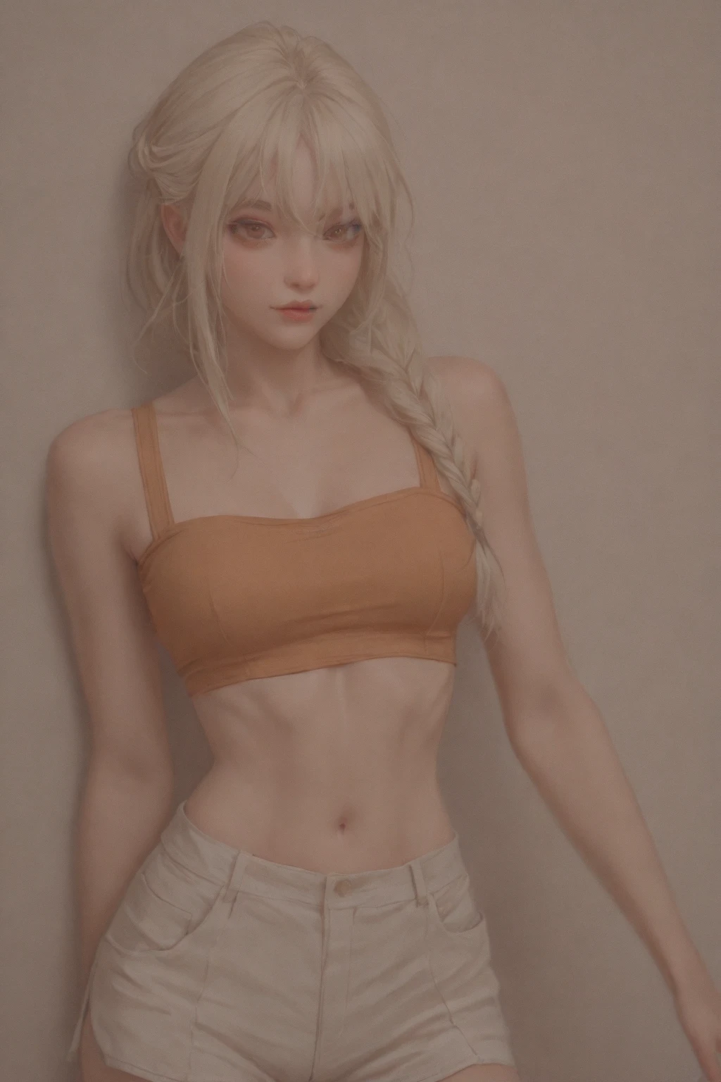 a 20 yo woman, blonde, (hi-top fade:1.3), dark theme, soothing tones, muted colors, high contrast, (natural skin texture, hyperrealism, soft light, sharp), lying on her back on the bed without clothes, full body, top angle, sexy, huge, ((missionary stylepov sex)), (huge breast:1.5),