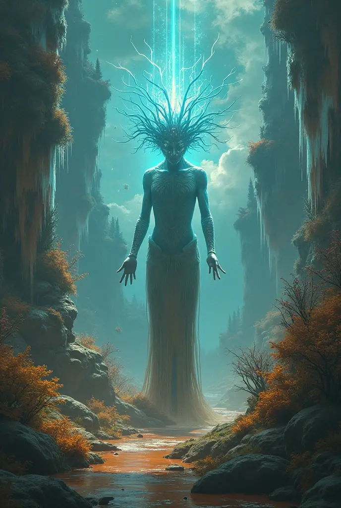 (((Fantastic and enchanting with ultimate quality:1.4))), (((A girl whose body was eaten away by plants and towering trees.:1.4))), The smoothness of the skin without any flow、contrasts with the rough bark, Something unforgettable and beautiful appears, emanating an eerie glow, In a dark and fantastic atmosphere, An aura of awe that is out of this world, enchanting majestic tree, Light and shadow, (((Capture every intricate detail with realistic rendering:1.3))), Mystical realm, (((Fantastic and enchanting with ultimate quality:1.4))), (((intricate detailed fantasy:1.4))), (((Complex surface details:1.3))), Undeniably amazing image quality and expert precision including intricate examples of detailed design, Awesome background details, Beautiful, High contrast, nffsw, very intricate detailed paintings, From details to background of details, very intricate detailed texture, high intricate detailed, very top quality, Highest Quality, Best Quality, Ultra-fine detail skin, ultra-quality, cinematic still, Conceptual contrast, Natural lighting, All captured with sharp focus, Render in astonishing 32K resolution,In the soft embrace of the evening, (((A fantastic, hypnotic, fantastical goddess emerges from the fog:1.3))), Spectral shapes outlined by otherworldly radiance, (((High key gash main theme:1.3))), (((dark fantasy style plants_Body of the goddess:1.6))), Sculptures that have passed through time、Decorated with shimmering pieces of mist, photographed with the utmost care, A fascinating blend of light and shadow, exudes a dreamlike quality, Each weathered board exudes a nostalgic warmth., Gentle ripples on the water surface reflect a mesmerizing hypnotic effect. richness of tone, A fantastic atmosphere creates photos, An unparalleled masterpiece transports viewers to a bygone mythical era. (((power and beauty:1.3))), Highly detailed and diverse artwork, Rendered with stylistic precision using chalk and light paint. (((intricate detailed fantasy:1.4))),