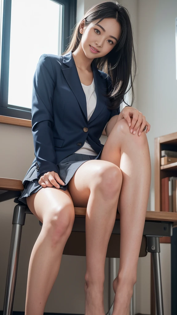 8k, RAW portrait (japanese woman),masterpiece、Photoreal:1.2、realistic, ultra high resolution, highest quality, real life photos ,( in the evening :1.1),
((((1 female:1.5)))), (((Two girls showing off their panties in the room)))、(cute face:1.3)、japanese woman,((office lady))、((本物のoffice lady))、((business suit:1.6))、 (skirt:1.3)、short hairstyle,slender body,、in the room、
、big, beautiful, fine eyes, black hair,(Depth of written boundary:1.3)、 ((dark brown eyes:1.2))、(realistic skin texture:1.3)、(Immersive atmosphere:0.8、chiaroscuro:1.2) 、(look viewer:1.4)、((embarrassed look:1.4))、((red cheeks:1.3))、((from belowの天井:1.2))、(smile:0.7)、((wearing very small white silk panties))、((panty shot))、((skirtをまくり上げる女性))、((from below:1.38))、((close-up of crotch:1.54))、((Photo highlighting pants))、the most beautiful woman in the world、the most beautiful woman in the world、((spread your legs to the side:1.4))、