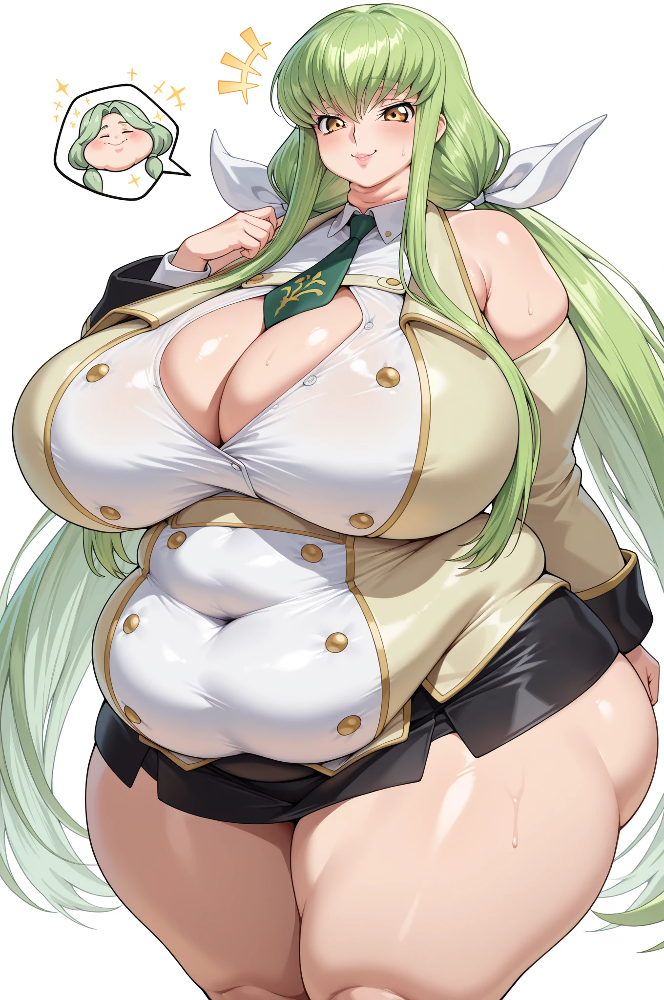 score_9, score_8_up, source_アニメ,Big Breasts,kiwi-default,purple eyes,empty eyes,grey hair,,stockings,High leg,latex,tie,garter belt,Reverse Bunny Suit,leotard,shame,gloves,Wet and see-through