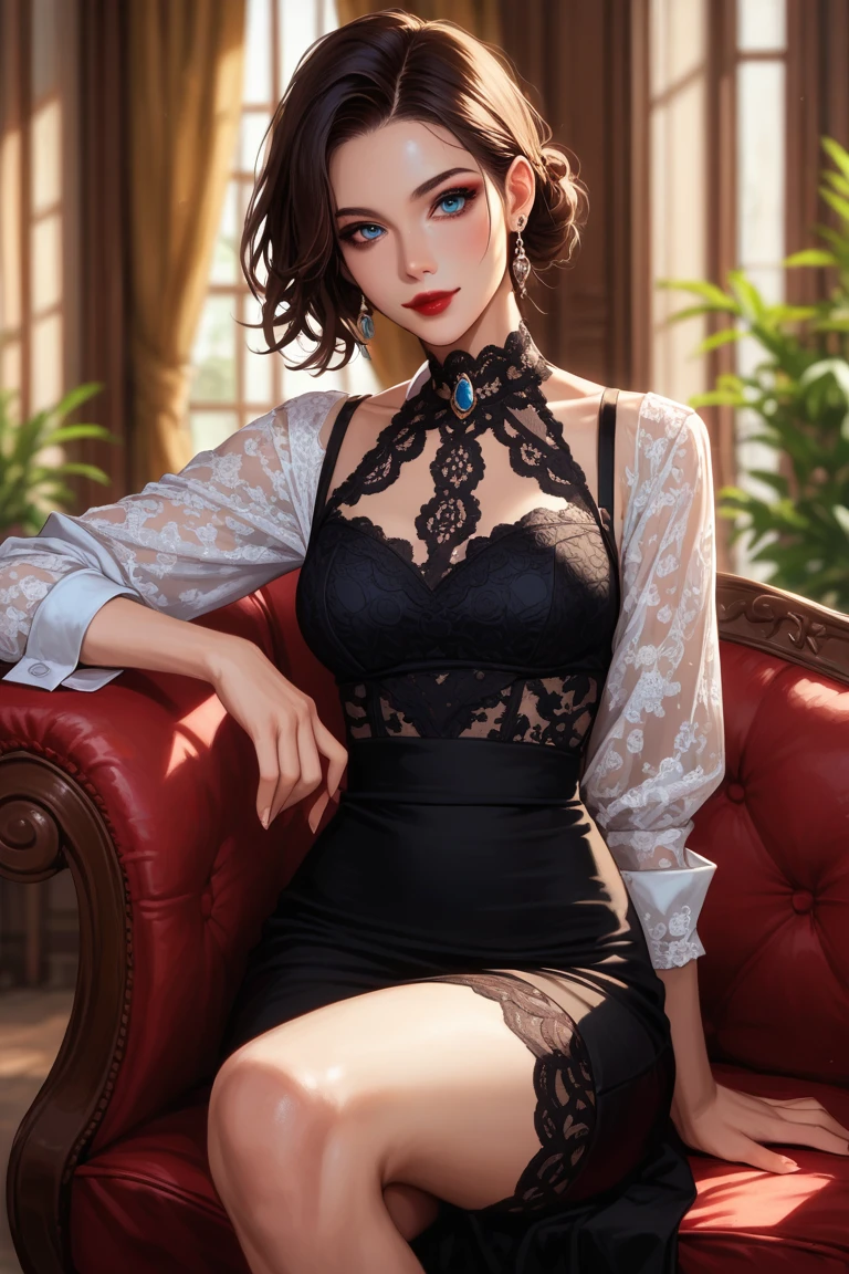 Masterpiece, hdr, best quality, uhd, 8k resolution, best light, realistic, detailed background, detailed face, detailed hands, full body, 1girl, elegant girl from gothicpunk world, black dress. <lyco:Joyce Chu (Malysian Idol):1.0>, portrait,