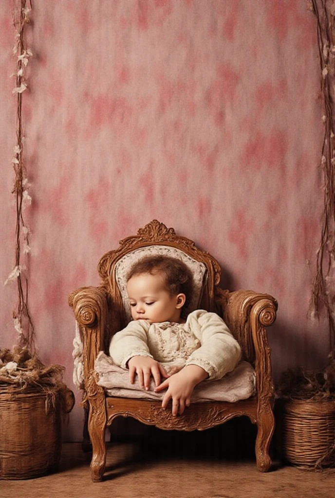 Wookie baby soft mattress top, victorian era, Noble series, Intricate decoration, orthography, Soft edge light, beautifully detailed sky, master-piece, Very high resolution, High Quality, 10, (photo-hyper-realistic:1.2), photos,