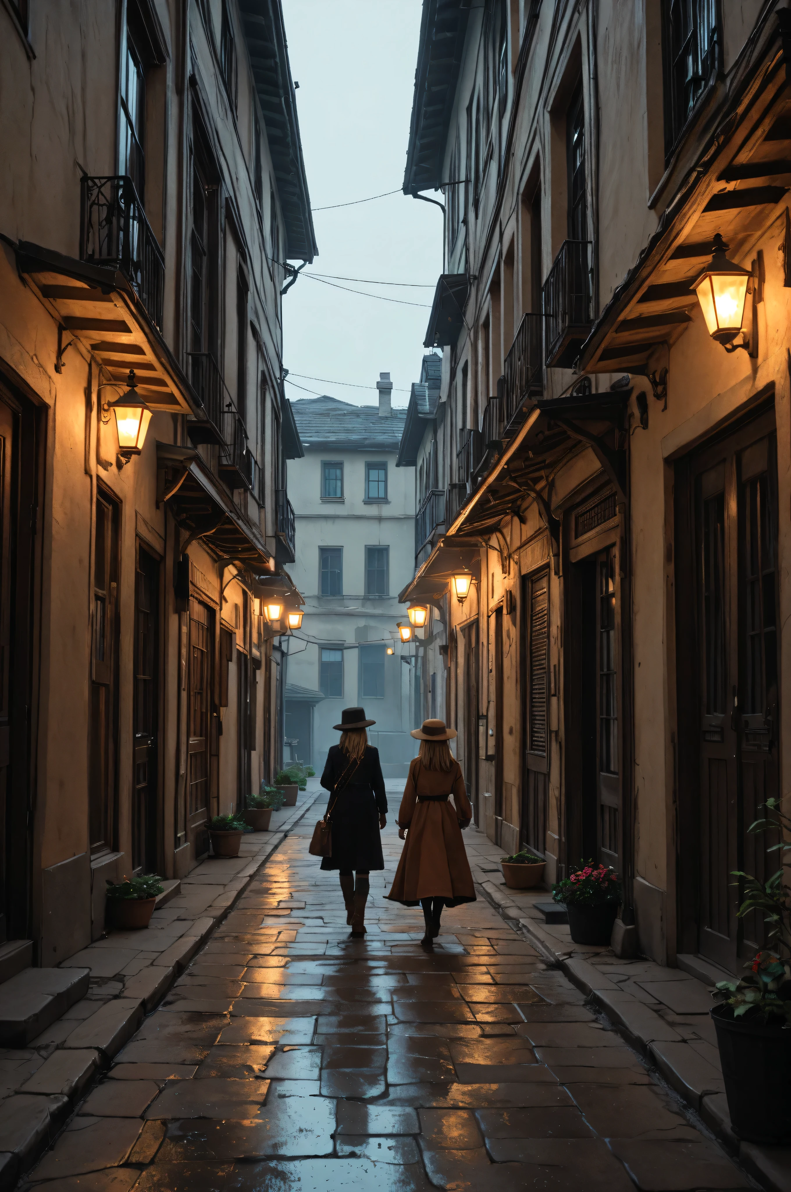 highdefinition image、poltergeist with lighting effect、A little girl is looking in a small room in a Western-style building、the mirror shows another person、